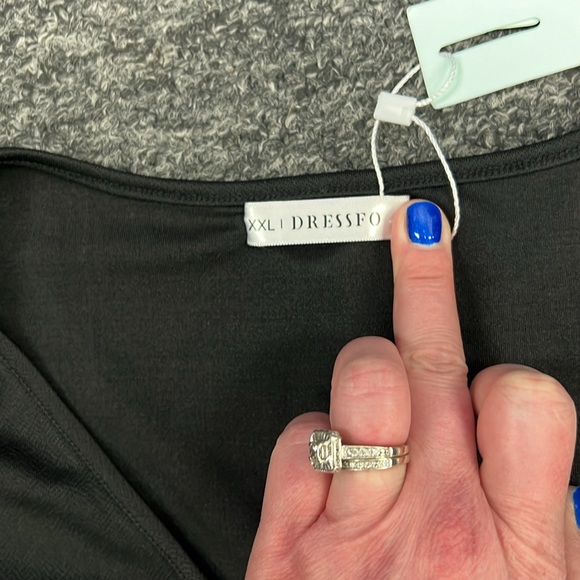 NWT! Dressfo Black Dress. SZ XXL - Picture 4 of 8